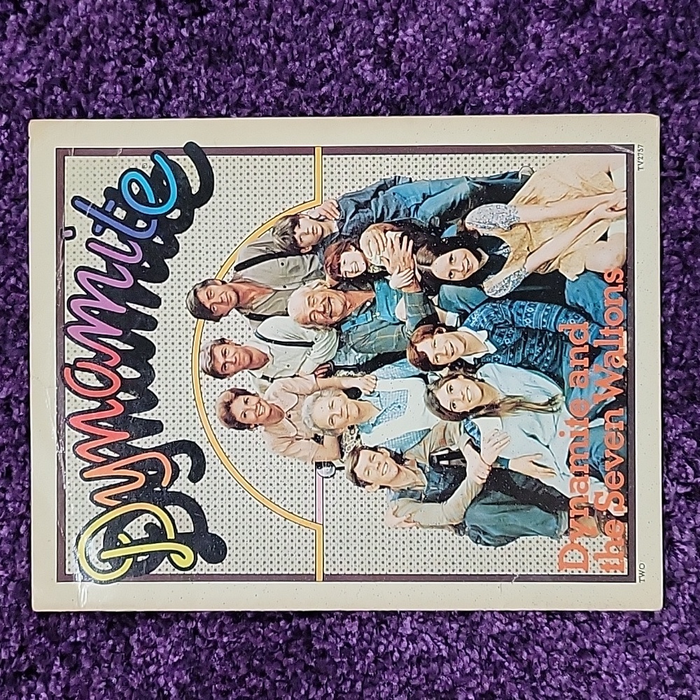 Vintage Rare The Waltons Dynamite Magazine